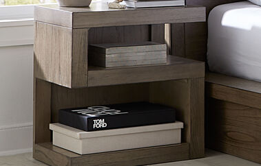 Aspen Home Modern Loft S-Shaped Nightstand