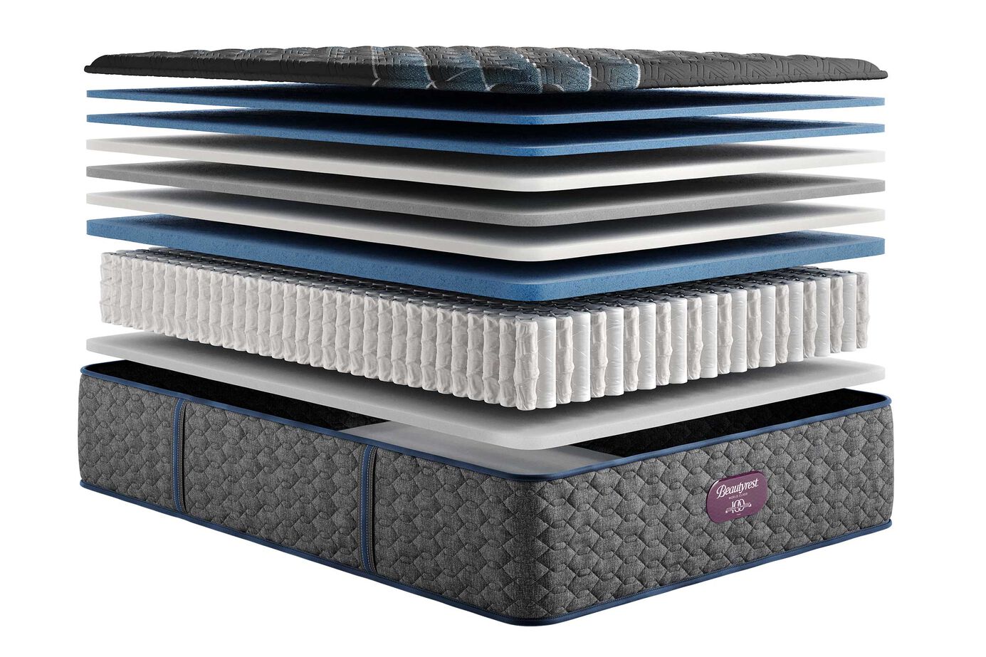 Beautyrest World Class Level 4 Medium Tight Top Mattress 15" image number 1