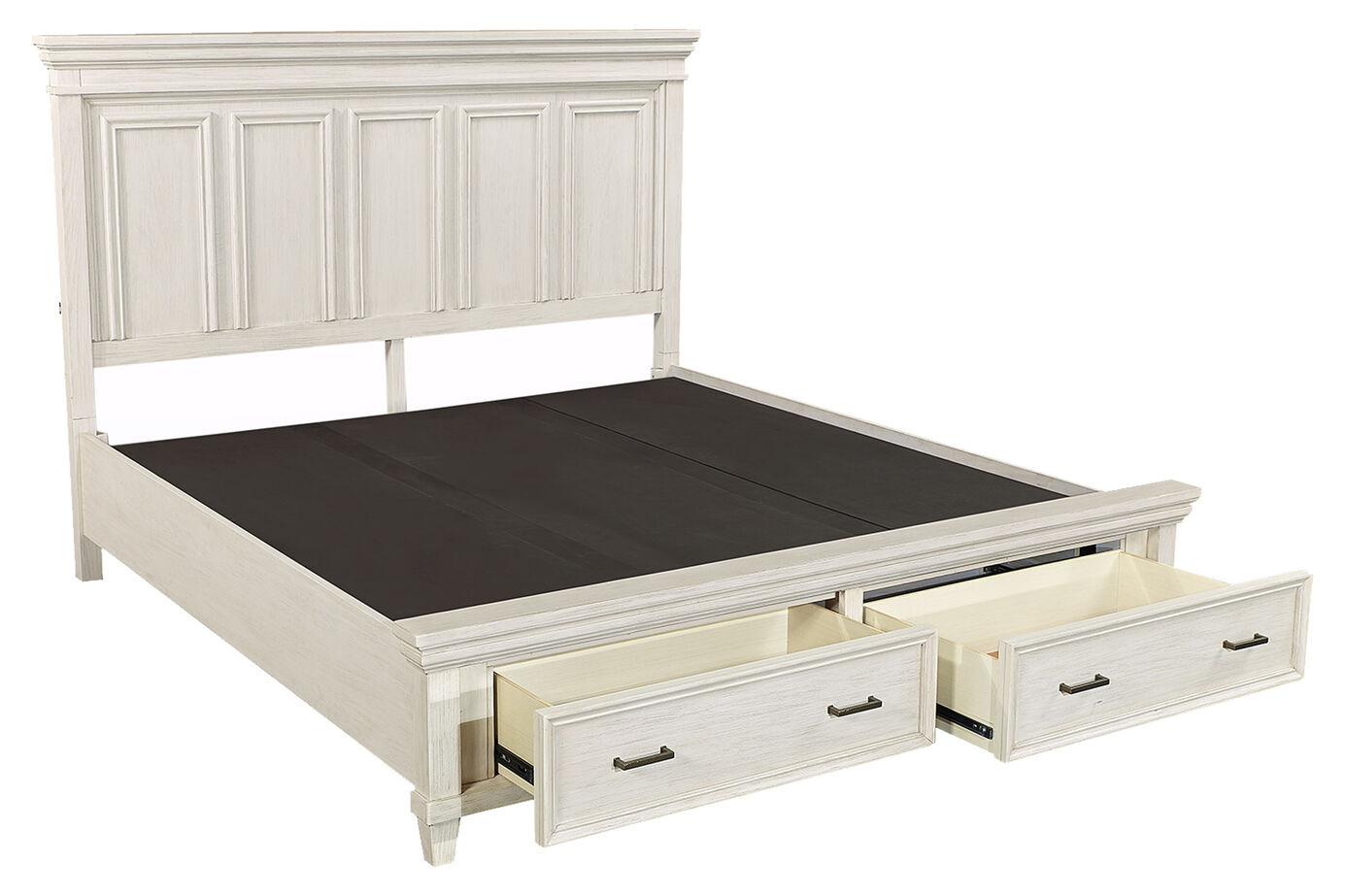 Aspen Home Caraway Panel Bed Complete with Storage image number 3