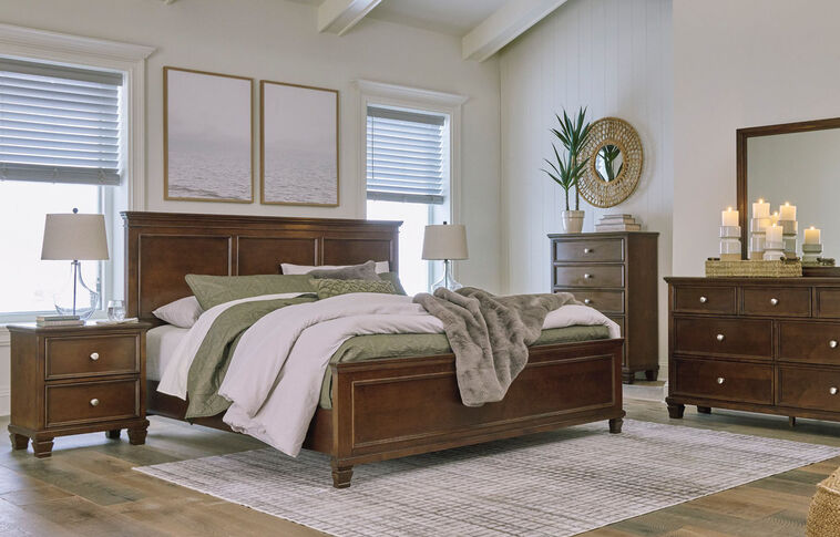 Signature Design Fortman Panel Bed Complete image number 0