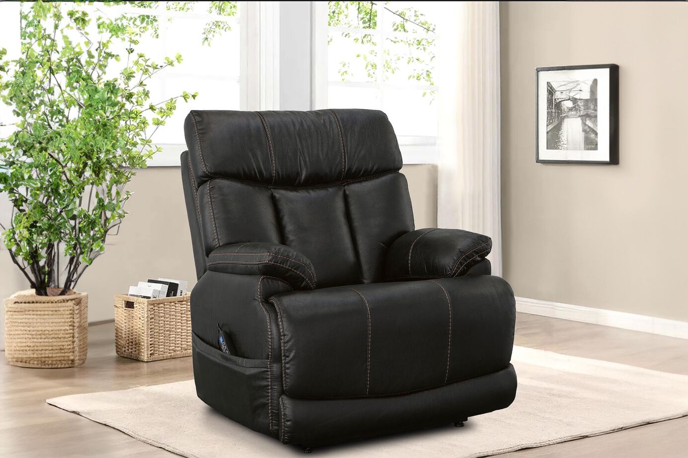Flexsteel Latitudes Clive Power Lift Recliner with Power Headrest and Lumbar image number 0