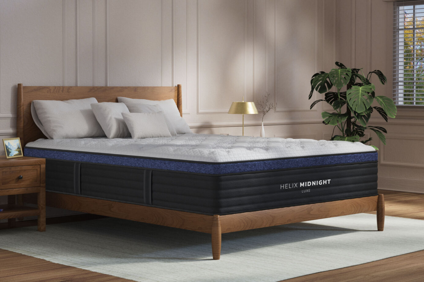 Helix Luxe Midnight Medium Euro-Top Mattress 13.5" image number 4