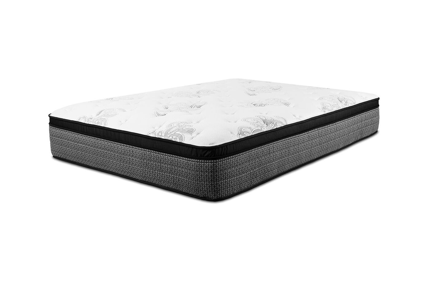 Mancini's Sleepworld Diamond Plush Euro-Top Mattress 12.5" image number 1