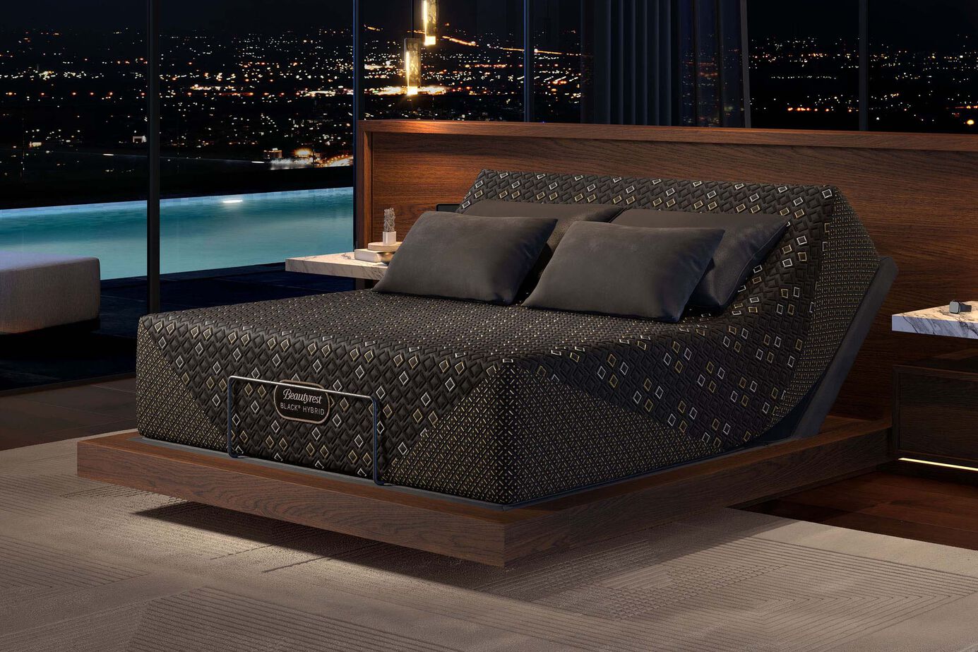 Beautyrest Black Hybrid Series Five XCS Plush Mattress 15" image number 2