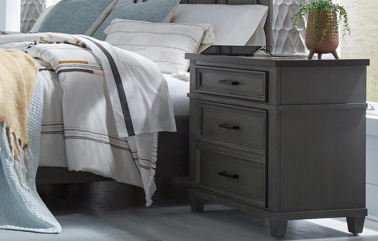 Aspen Home Caraway 2 Drawer Nightstand image number 0