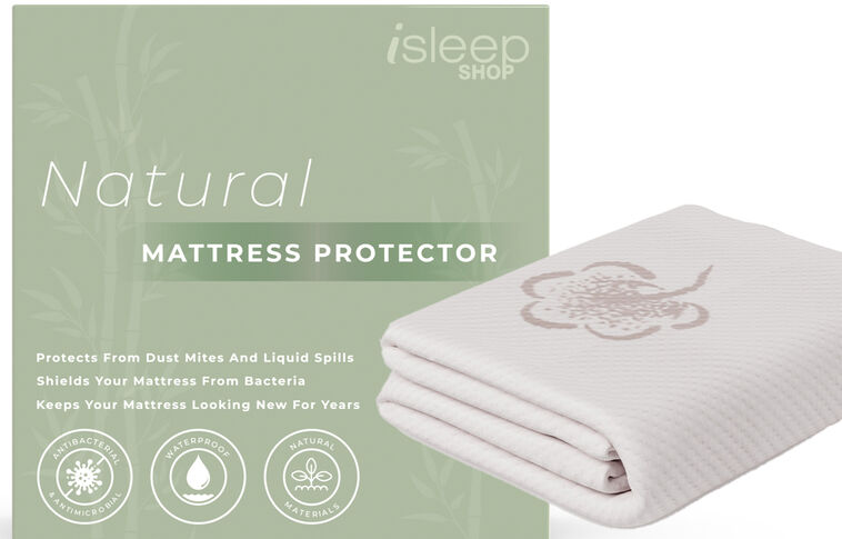 iSleep Shop Natural Mattress Protector image number 0