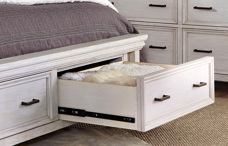 Aspen Home Caraway Panel Bed Complete with Storage image number 5
