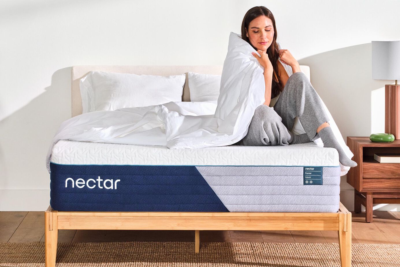 Nectar Premier Hybrid  Medium Firm Mattress 13" image number 1