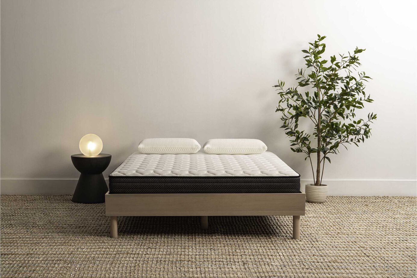 Mancini's Sleepworld Silver Medium Firm Mattress 7" image number 0