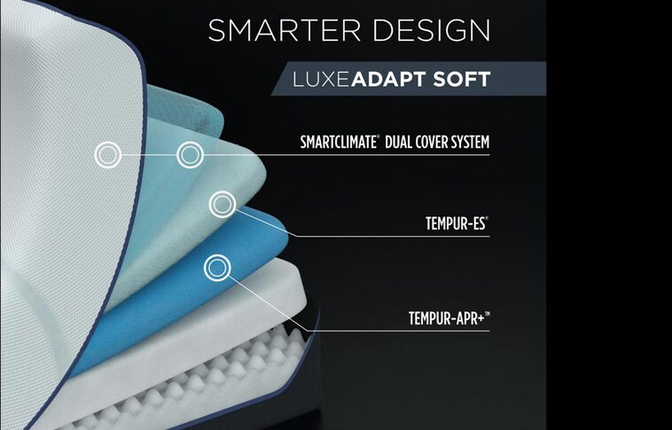 Tempur-Pedic TEMPUR-LuxeAdapt Previous Generation Soft Mattress 13" image number 2