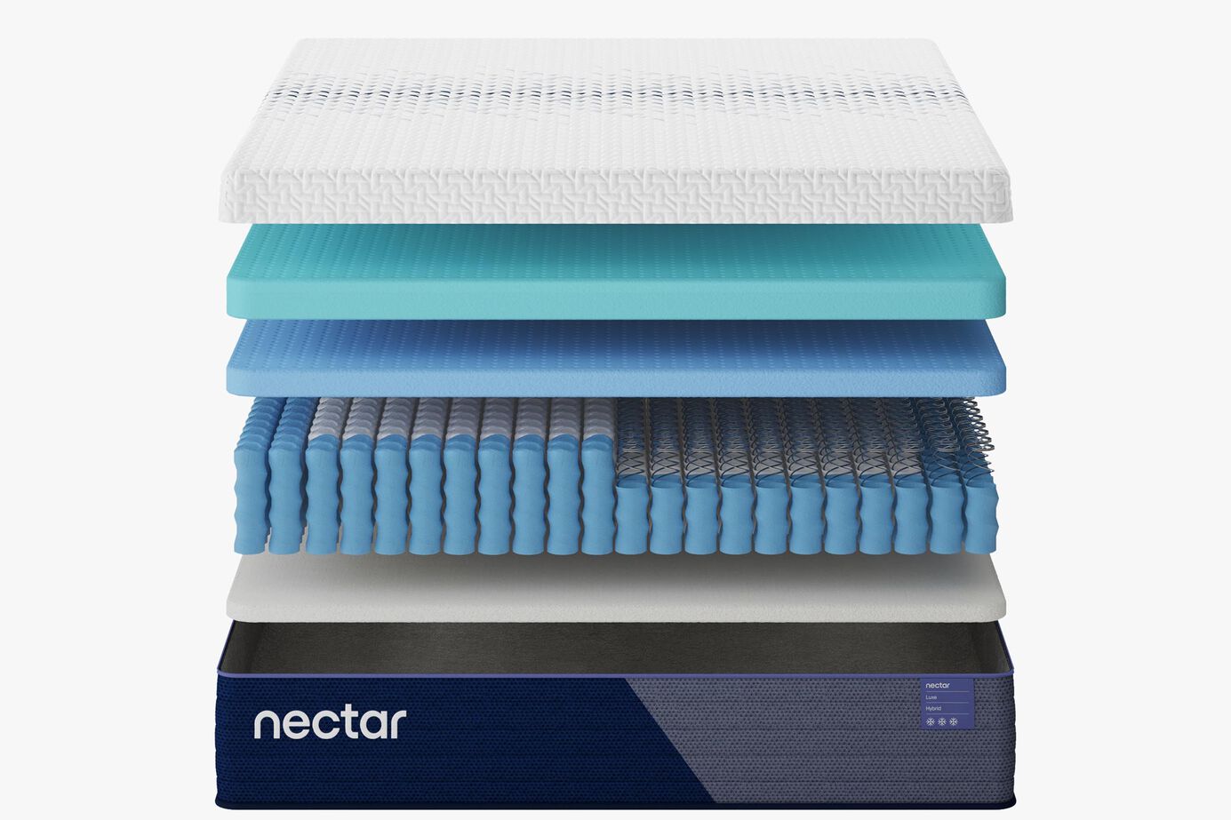 Nectar Luxe Hybrid Luxury Firm Mattress 14" image number 1