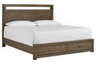 Aspen Home Modern Loft Panel Bed with Storage