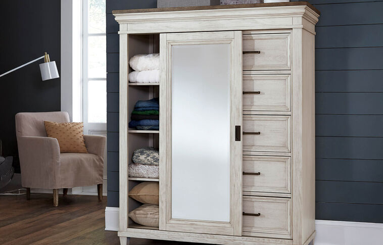 Aspen Home Caraway Sliding Door Chest image number 0