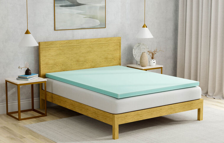 BED-TECH 3 Inch Gel Memory Foam Topper image number 1