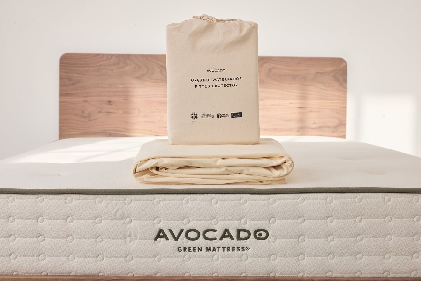 Avocado Organic Waterproof Mattress Protector image number 2