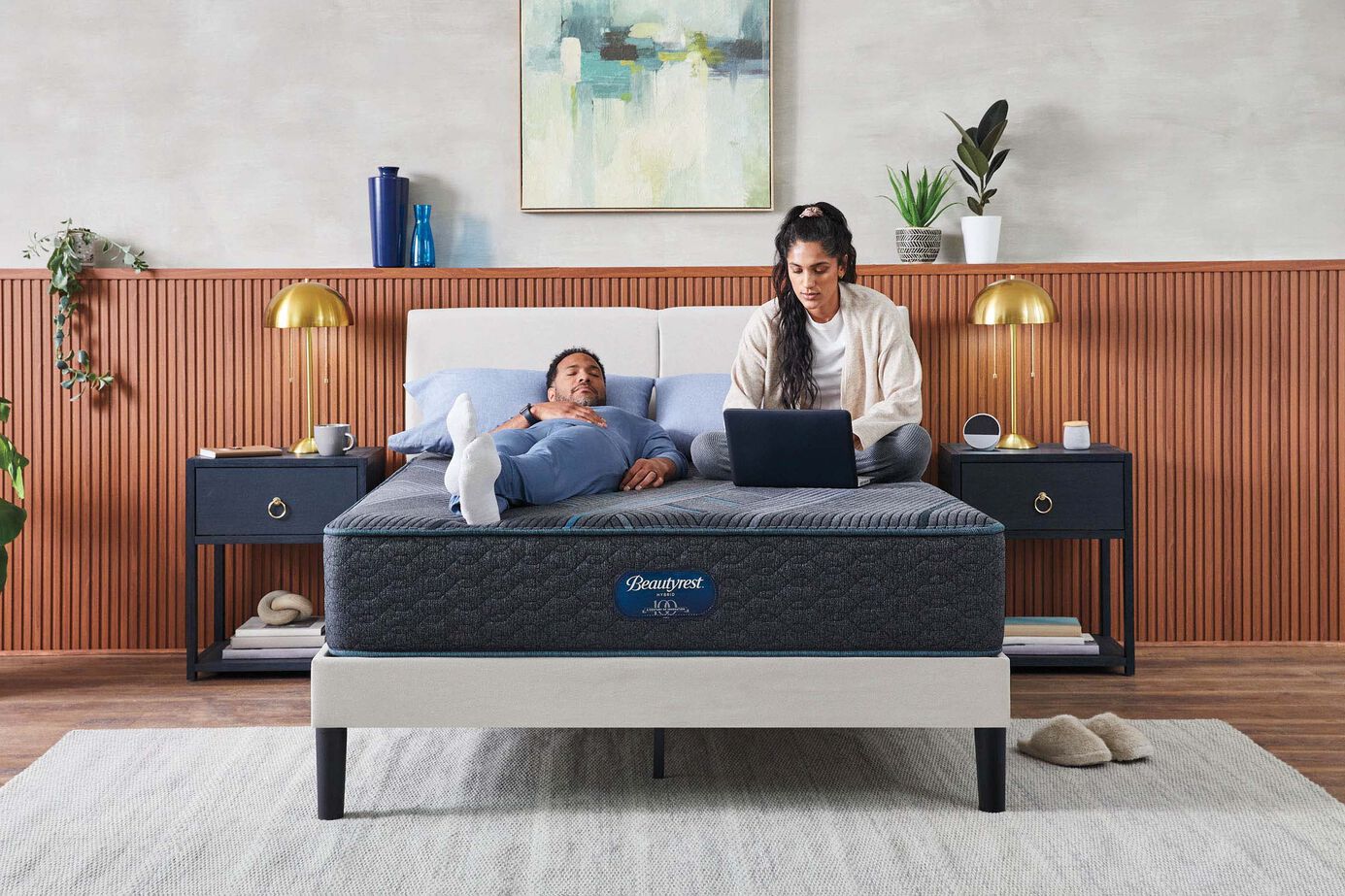 Beautyrest Hybrid Level 2 Plush Mattress 12" image number 2