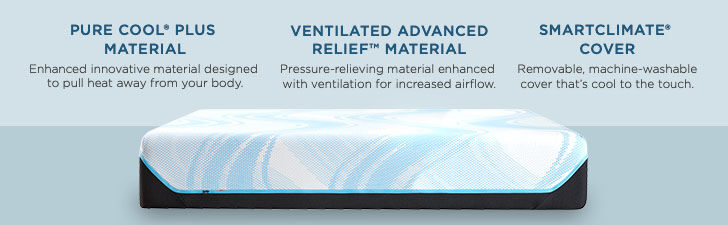 Tempur-Pedic TEMPUR-LuxeBreeze 2.0  Firm Mattress 13"