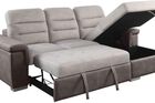 Homelegance Alfio Sectional with pullout bed and hidden storage