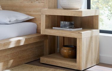 Aspen Home Modern Loft S-Shaped Nightstand