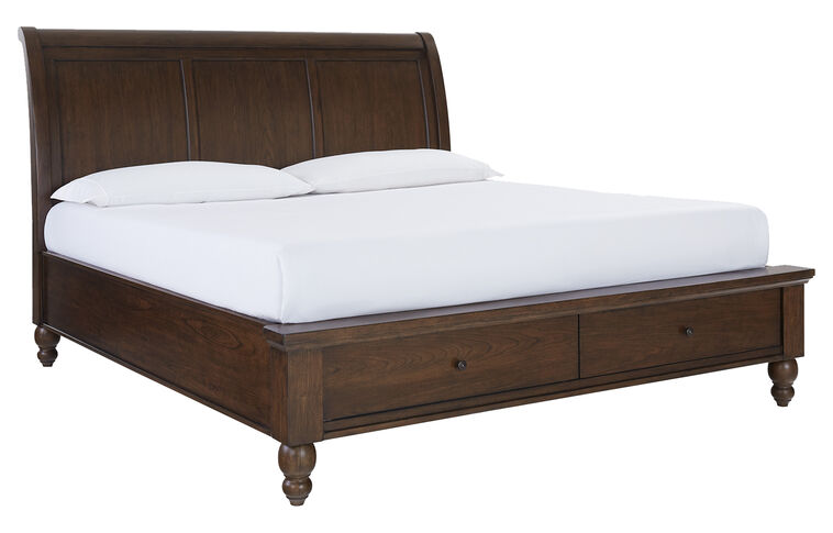 Aspen Home Cambridge Sleigh Bed with Storage image number 1