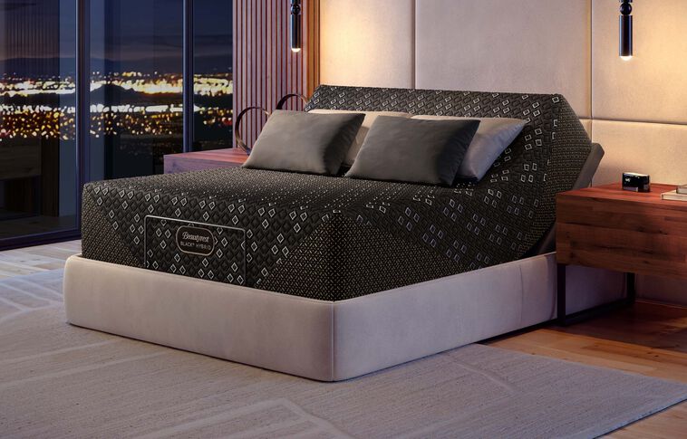 Beautyrest Black Hybrid Series Three XCS Firm Mattress 14.5" image number 2