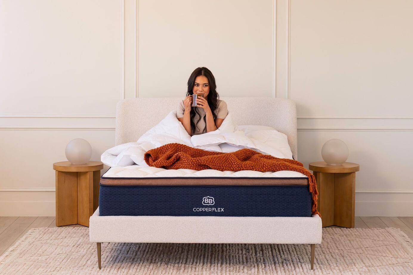 Brooklyn Bedding CopperFlex Pro Hybrid Medium Euro-Top Mattress 14" image number 2