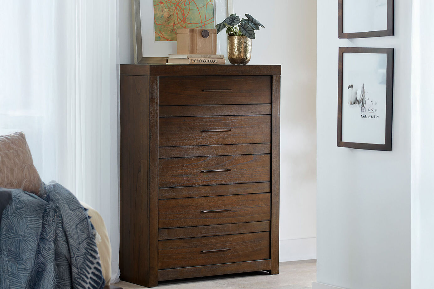 Aspen Home Modern Loft 5 Drawer Chest image number 0