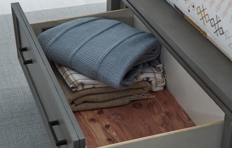 Aspen Home Caraway Panel Bed Complete with Storage image number 4