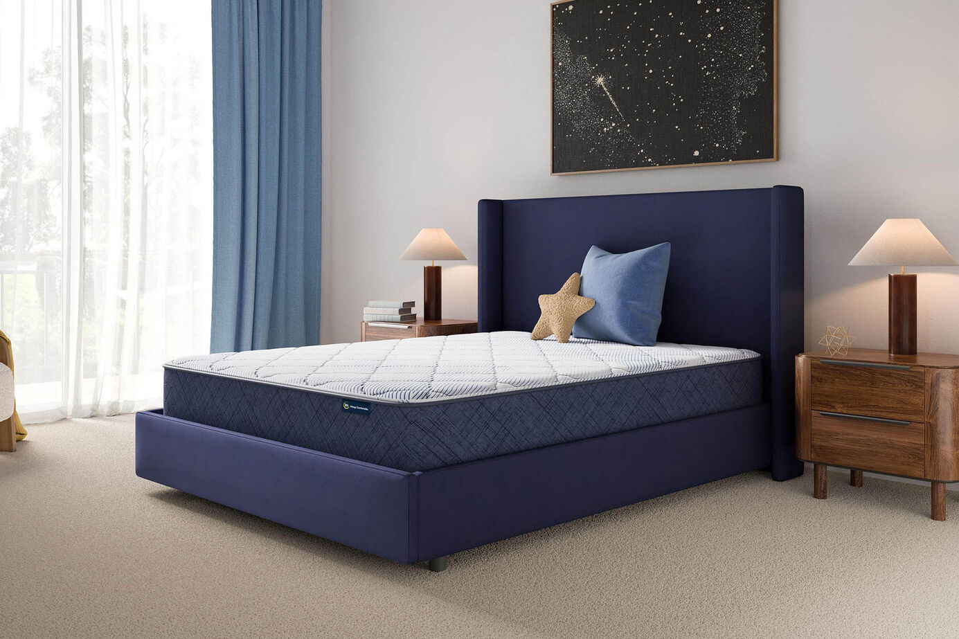 Serta Perfect Day Medium Tight Top Mattress 10" image number 0