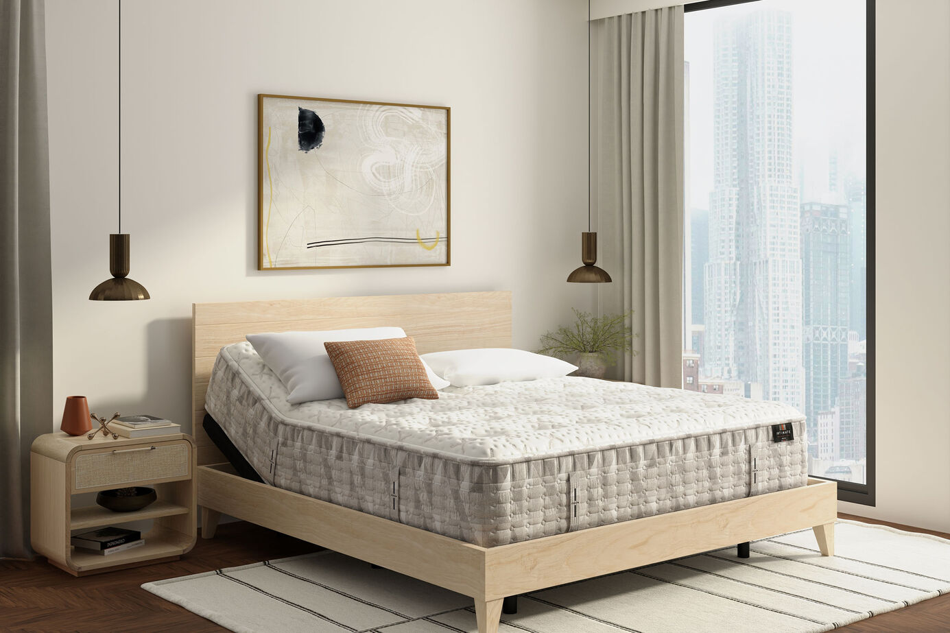 King Koil Intimate Handcrafted Culver Medium Euro-Top Mattress 15.25" image number 4