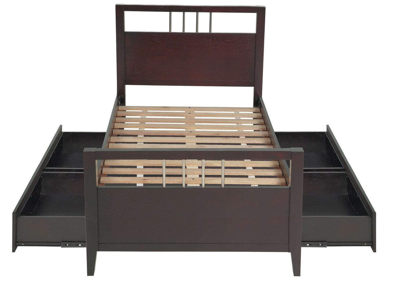 Modus Nevis Platform Storage Bed Complete image number 1