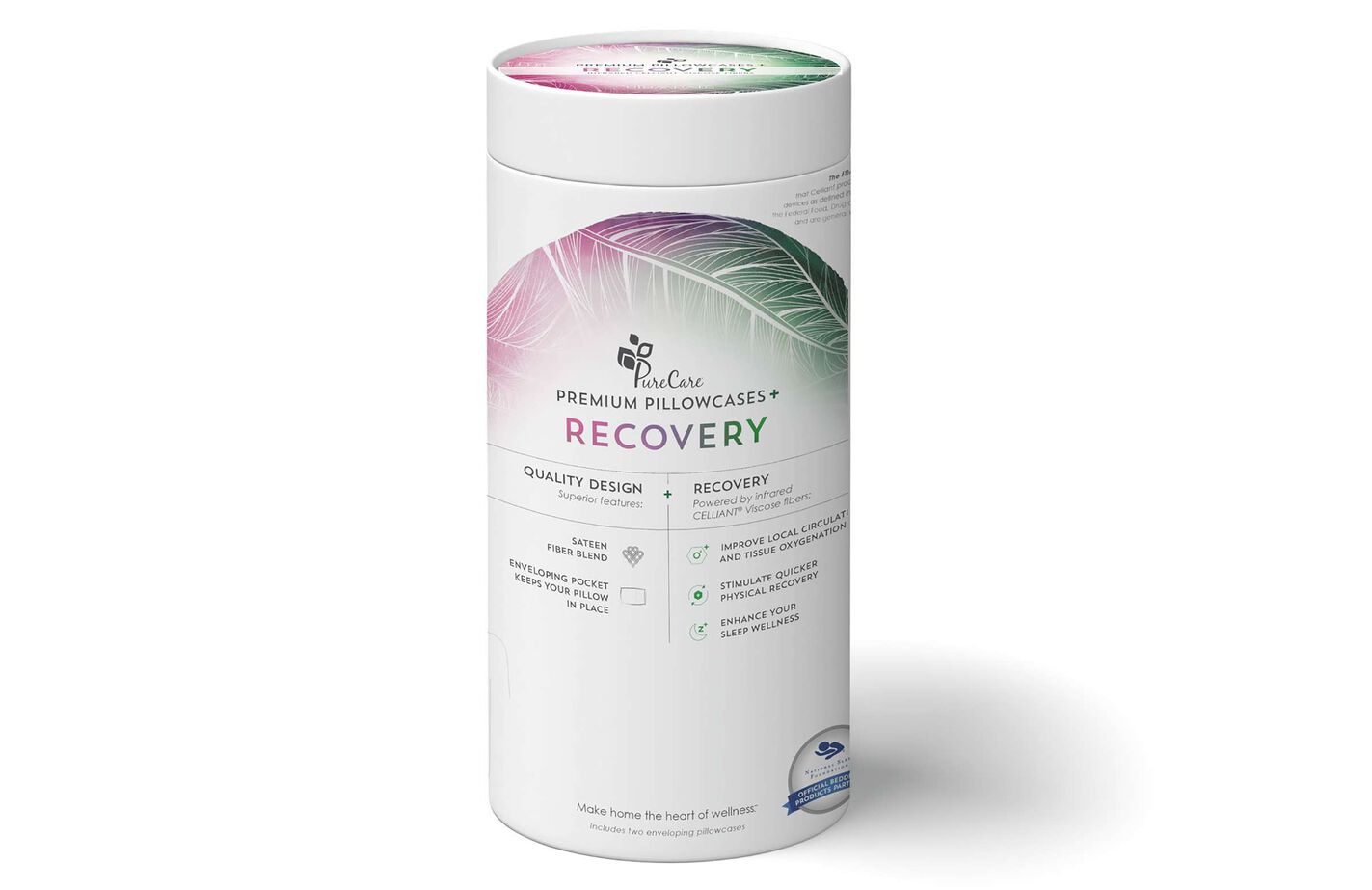 Purecare Recovery PREMIUM Pillow Cases image number 0