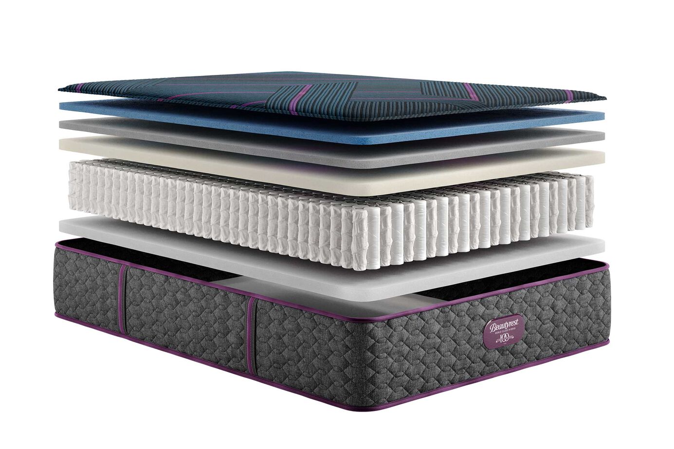Beautyrest World Class Hybrid Level 3 Hybrid Firm Tight Top Mattress 13.25" image number 1