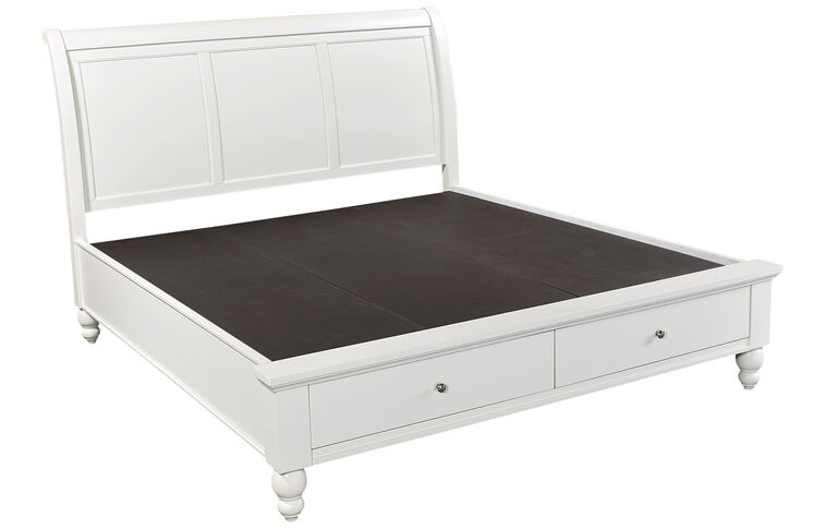 Aspen Home Cambridge Sleigh Bed with Storage image number 3