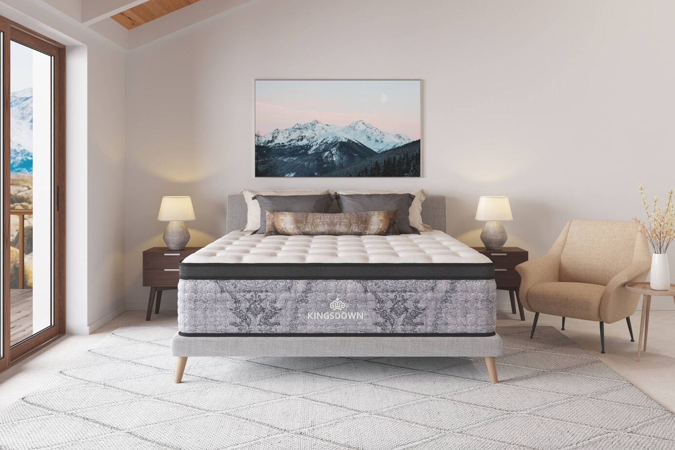 Kingsdown Millhaven  Plush Euro-Top Mattress 15.5" image number 4