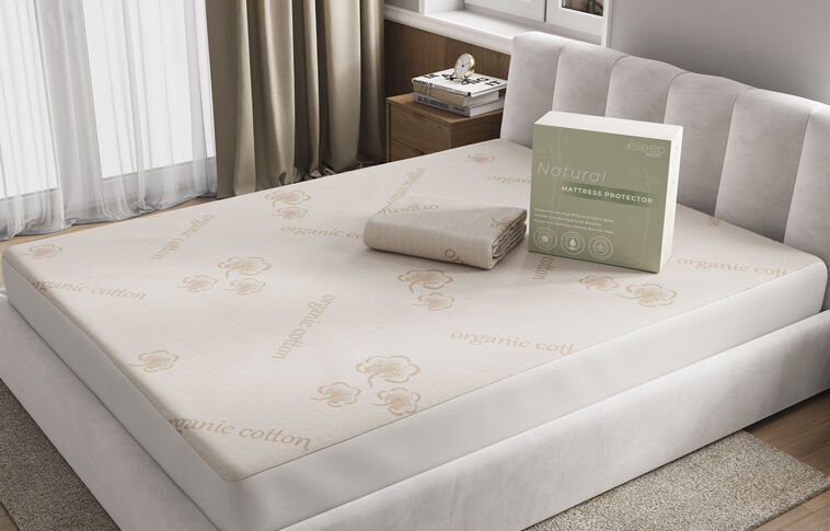 iSleep Shop Natural Mattress Protector image number 3