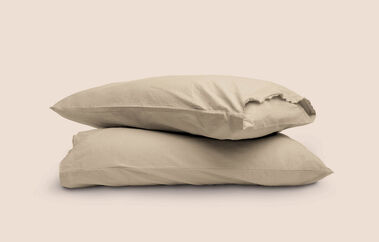Purecare Dr. Weil Dr. Weil Garment Washed Percale Pillowcase Set