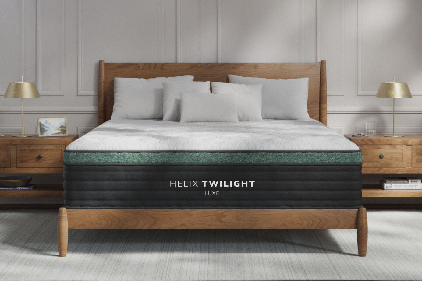 Helix Luxe Twilight Firm Euro-Top Mattress 13.5" image number 0
