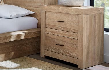 Aspen Home Modern Loft 2 Drawer Nightstand w/Power
