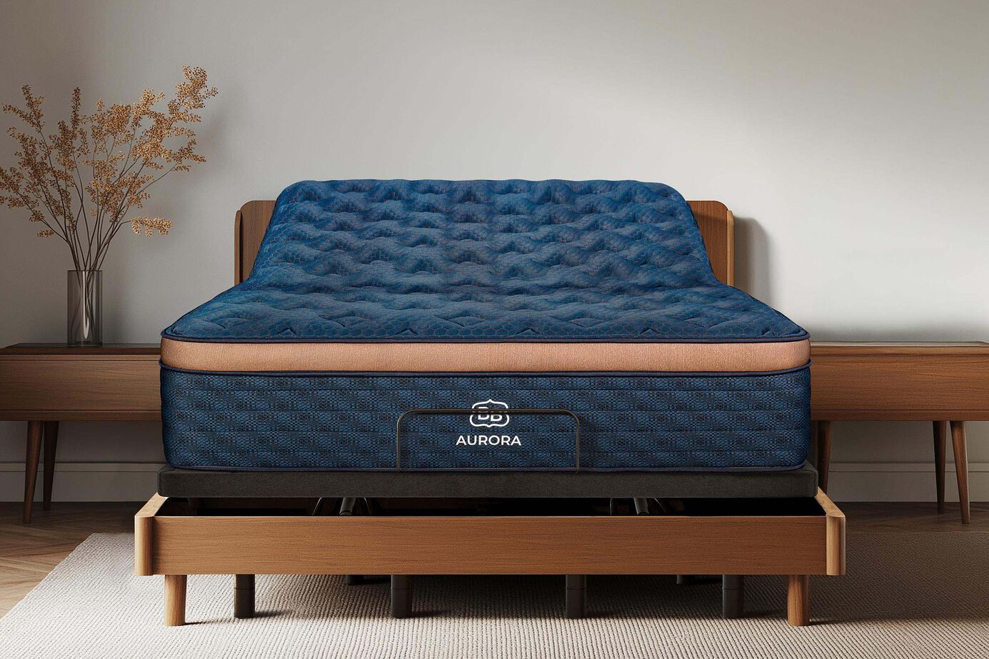 Brooklyn Bedding Aurora Luxe Cooling Hybrid Cloud Medium Pillow Top Mattress 14.5" image number 4