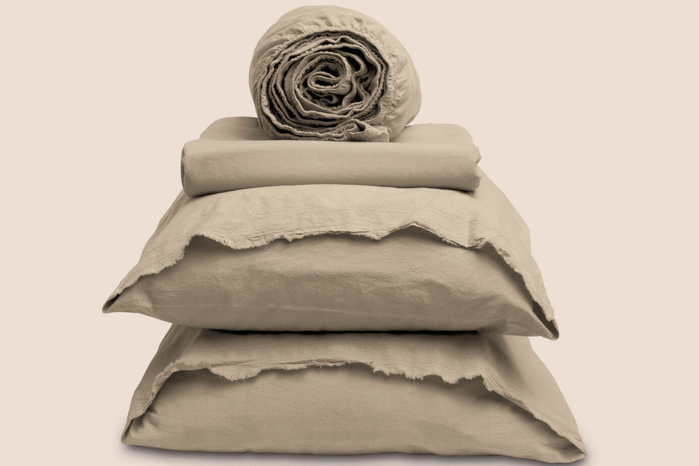 Purecare Dr. Weil Garment Washed Percale Sheet Set image number 0