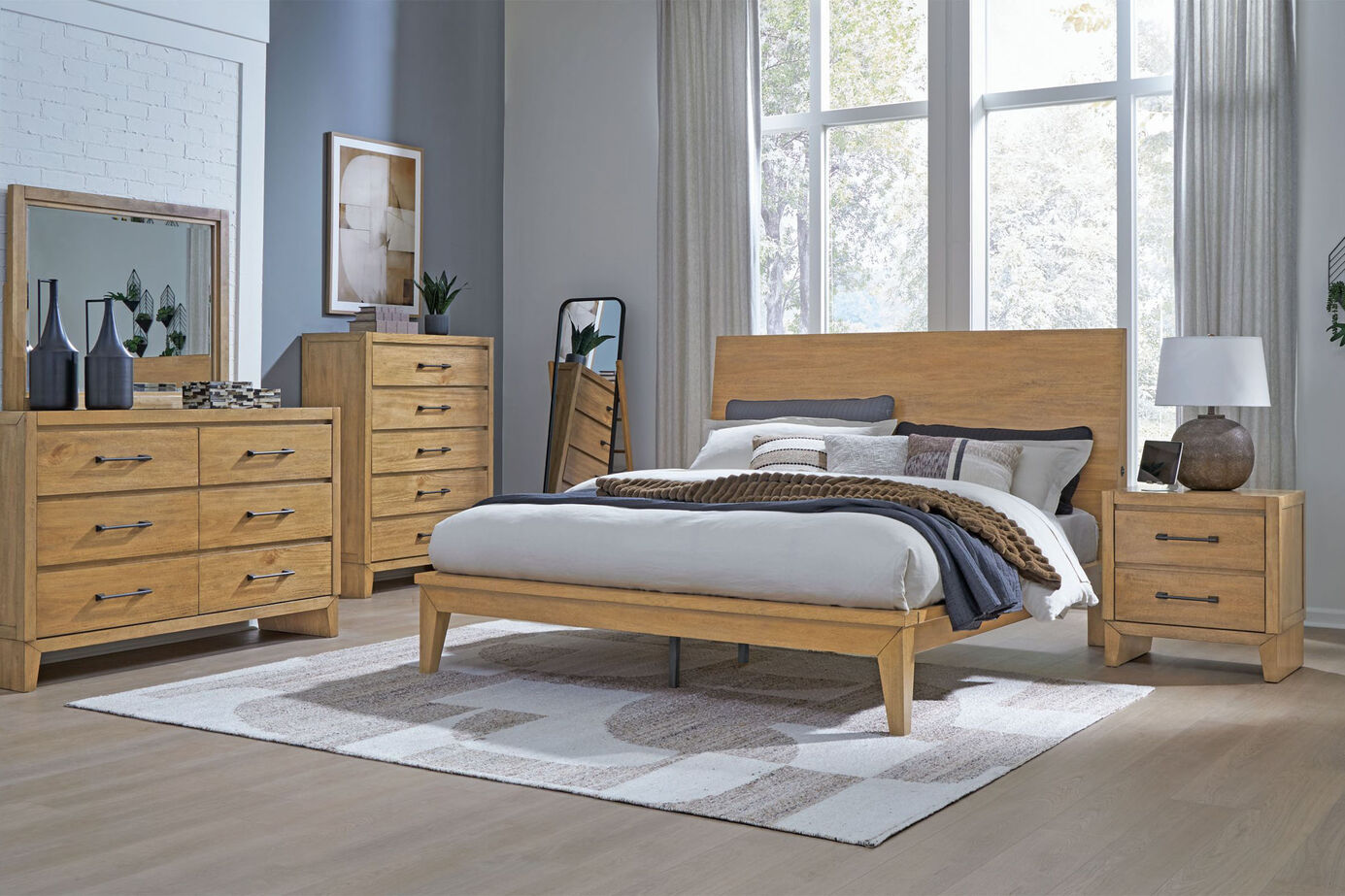 Signature Design Sherbana Panel Bed Complete image number 0