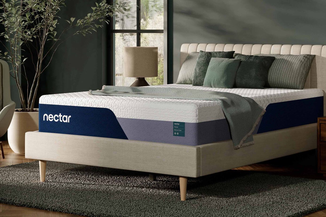 Nectar Premier Memory Foam Medium Firm Mattress 13" image number 3