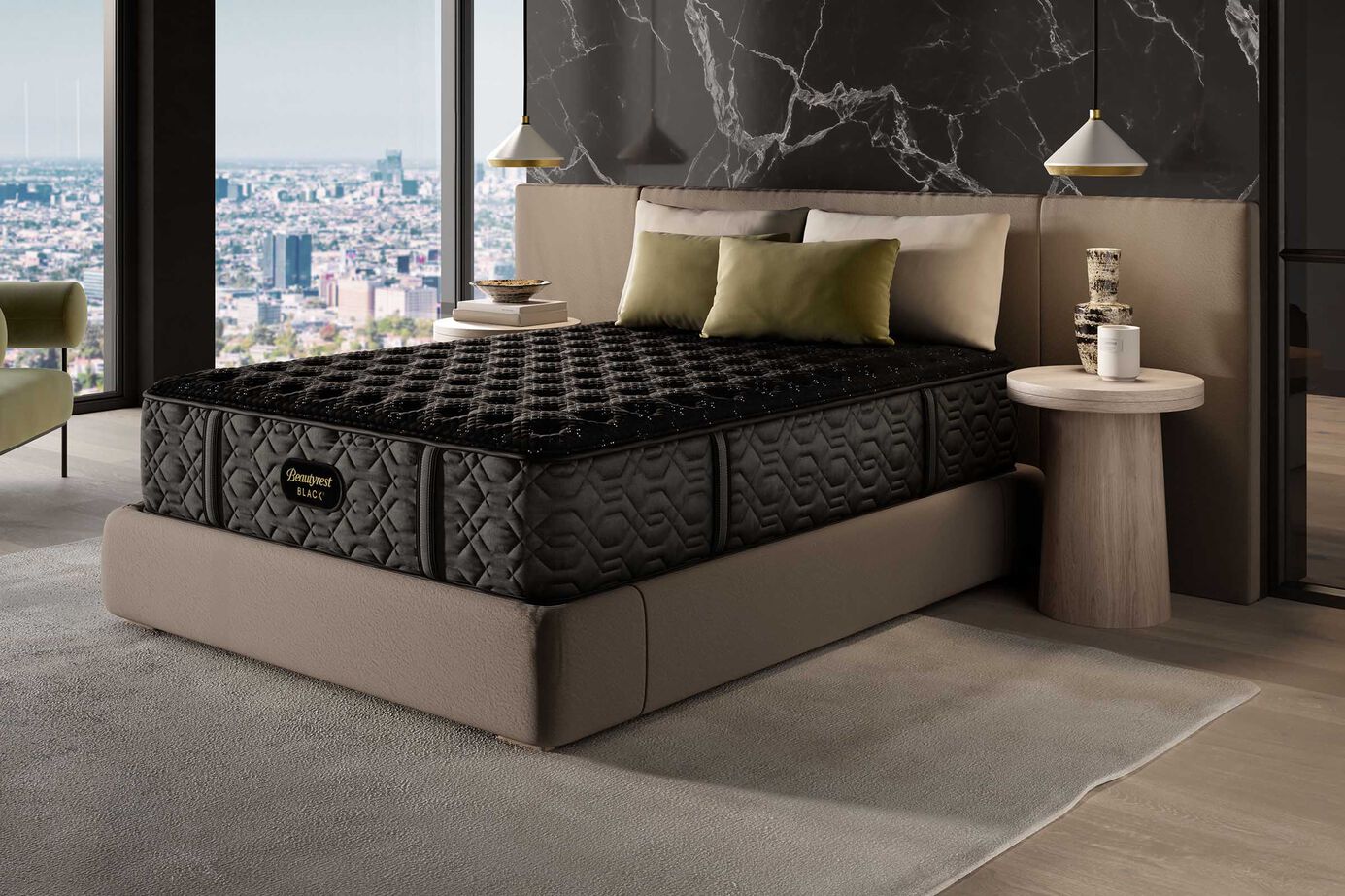 Beautyrest Black Series Three Firm Mattress 15" image number 0