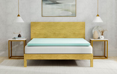 BED-TECH 3 Inch Gel Memory Foam Topper