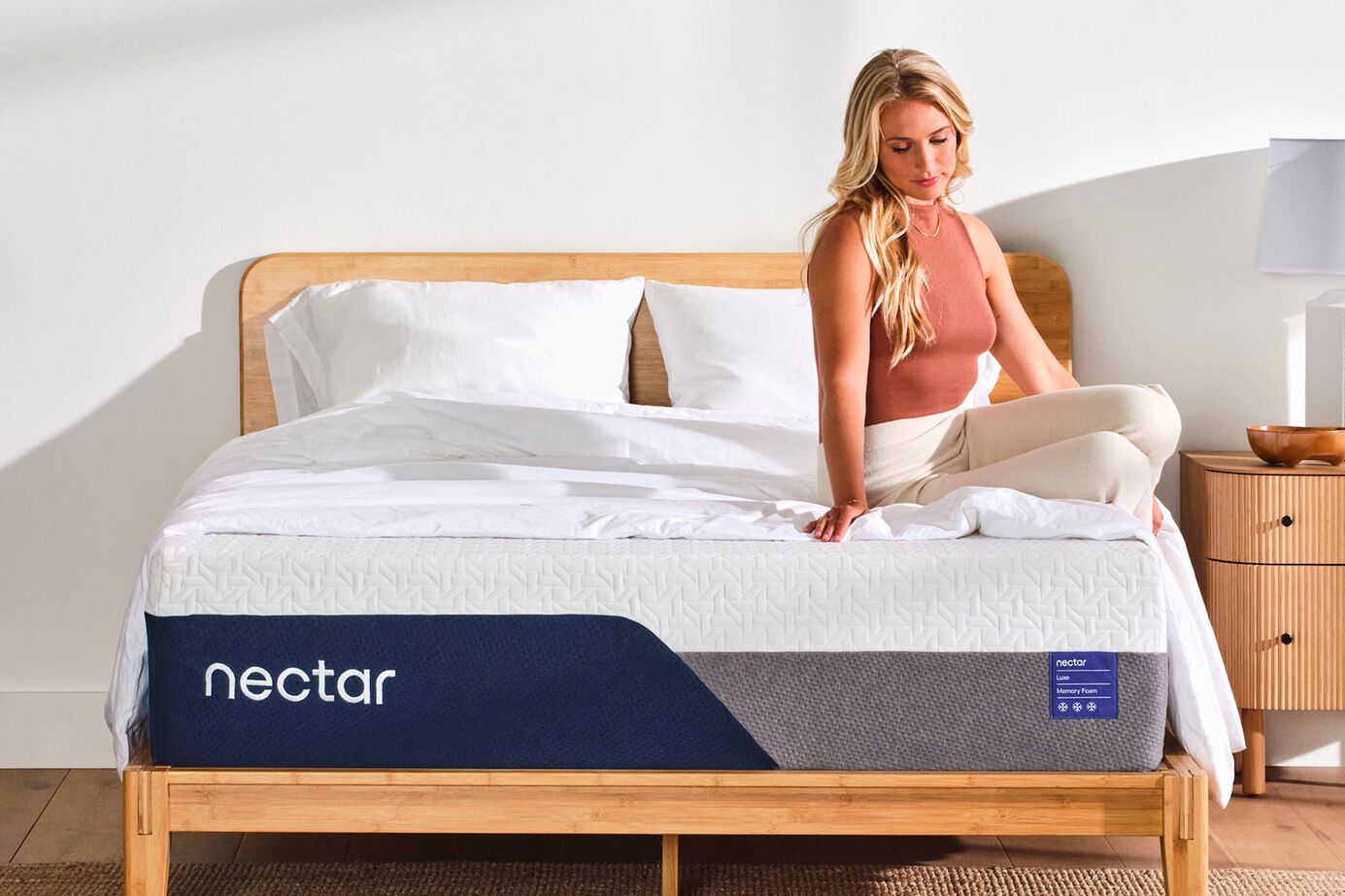 Nectar Luxe Memory Foam Luxury Firm Mattress 14" image number 0
