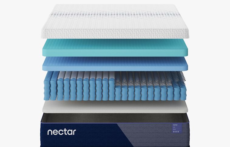 Nectar Luxe Hybrid  Luxury Firm Mattress 14" image number 2