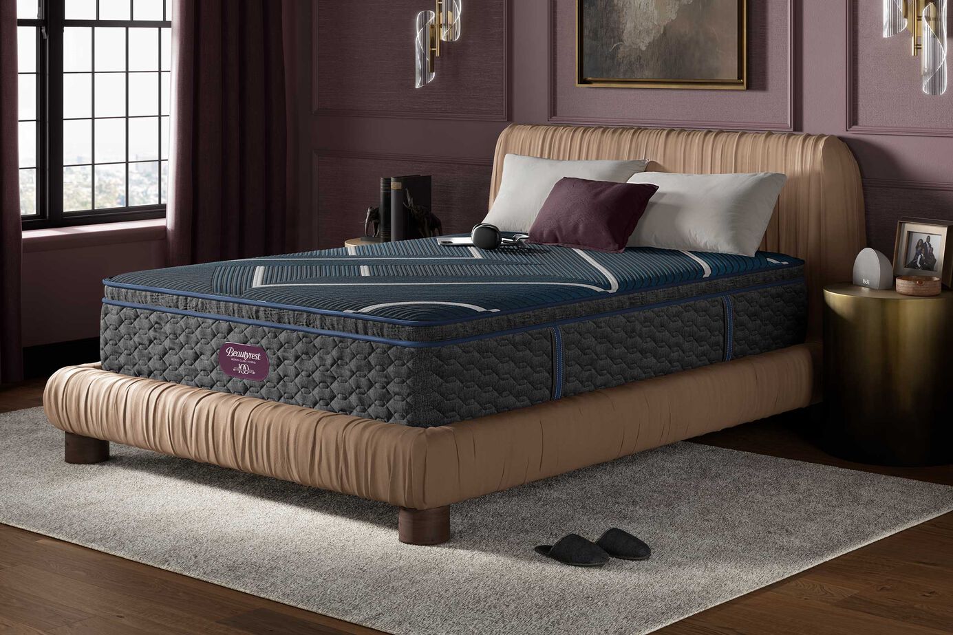 Beautyrest World Class Hybrid Level 4 Hybrid Medium Apex Pillow Top Mattress 14.25" image number 0
