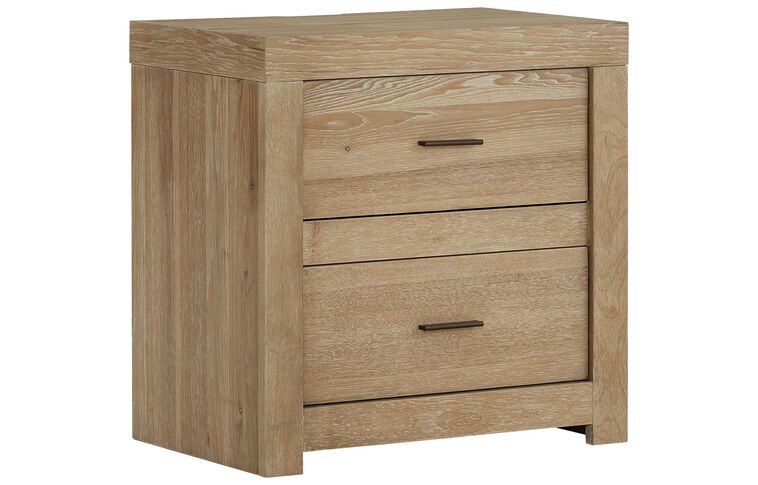 Aspen Home Modern Loft 2 Drawer Nightstand w/Power image number 1