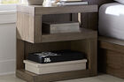 Aspen Home Modern Loft S-Shaped Nightstand